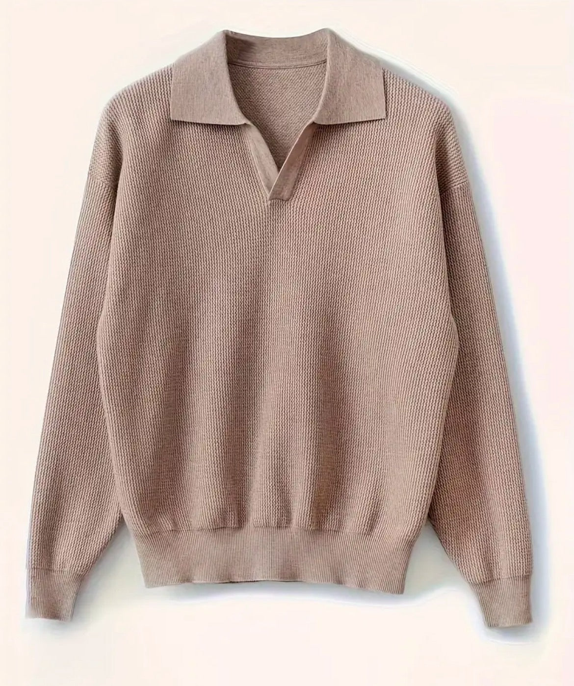 Strickpoloshirt