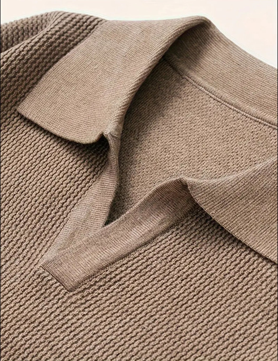 Strickpoloshirt